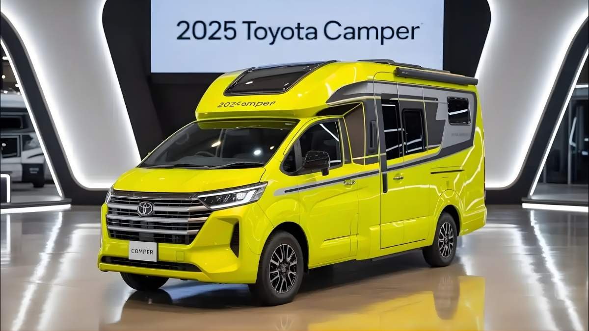2025 Toyota Camper Motorhome with Single Bed Compact Comfort for Modern Travelers