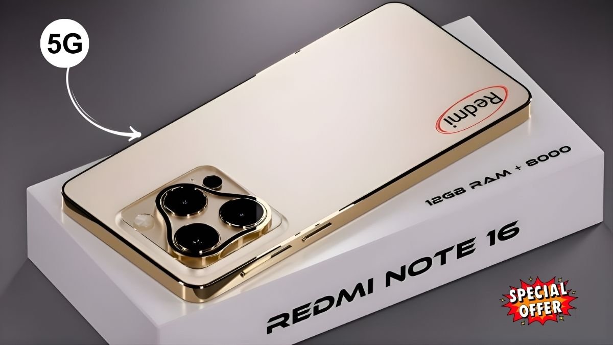 Xiaomi Redmi Note 16 5G Launched 12GB RAM 8000mAh Battery and 4K Display Features Revealed