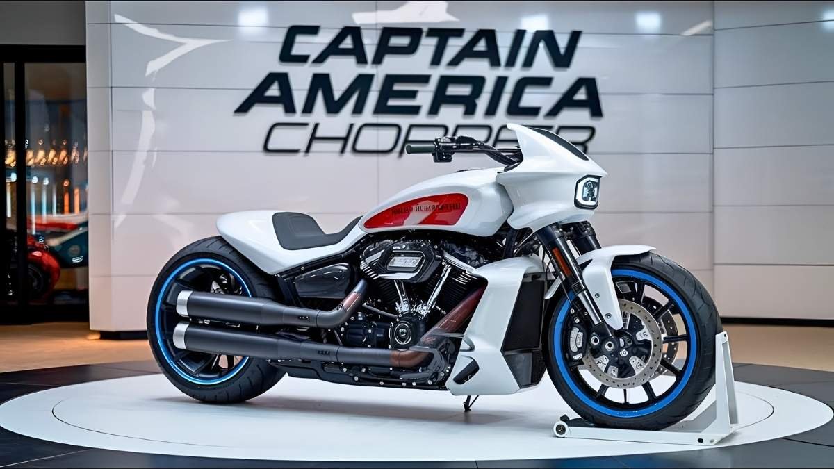 Harley Davidson Captain America Chopper Launch Features Engine and Riding Experience