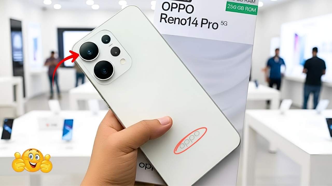 Oppo Reno 14 Pro 5G Launches with 120Hz AMOLED Display & 80W Fast Charging