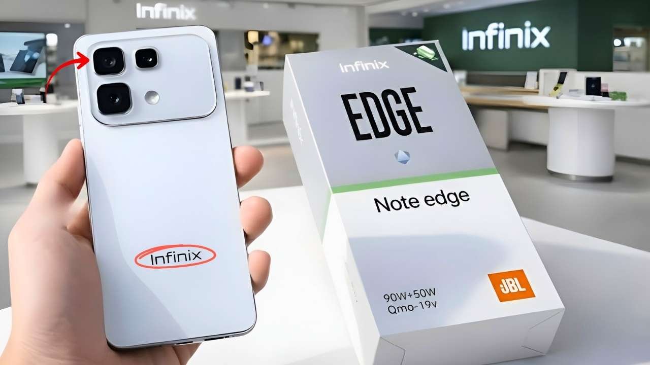 Infinix Note Edge 5G Dimensity 7100 Chipset Huge Battery and Complete Specifications