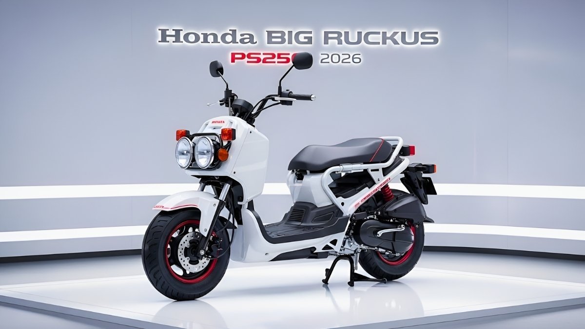 Honda Big Ruckus PS250 2026 Rugged Scooter with 250cc Power and Modern Touring Features