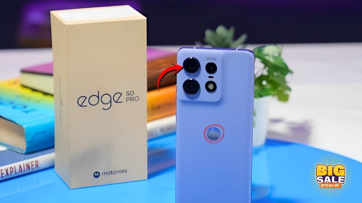 Motorola Edge 50 Pro Premium 5G Smartphone with AI Cameras & Turbo Charging