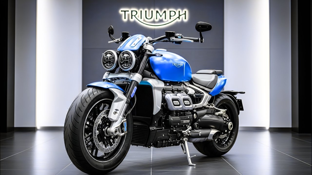 Triumph Rocket 3 R: La moto power cruiser más potente con diseño musculoso, par extremo y tecnología de alto rendimiento