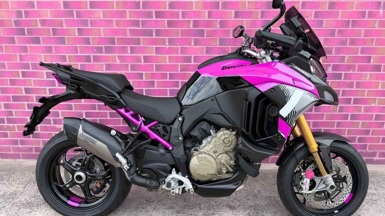 Ducati Multistrada V4 Pikes Peak Walkaround – Stunning Multi-Colour Design, Powerful V4 Engine Sound, Premium Features, Performance Review & Price Details