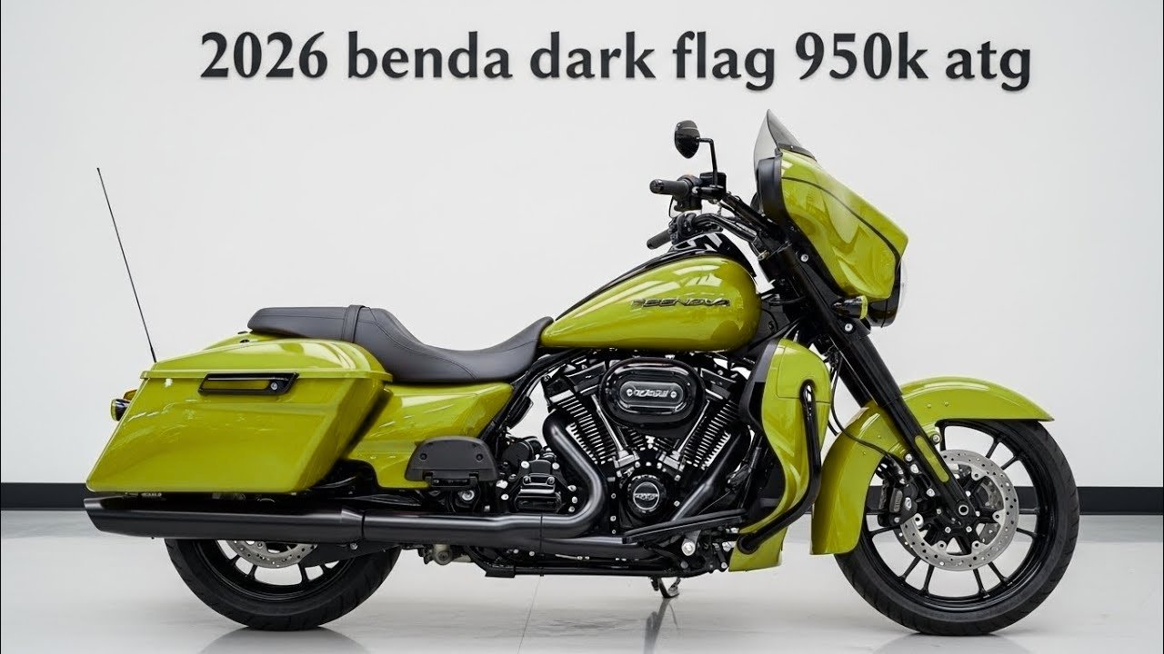 New Benda Dark Flag 950K ATG – Advanced Performance and Modern Styling Motorcycle