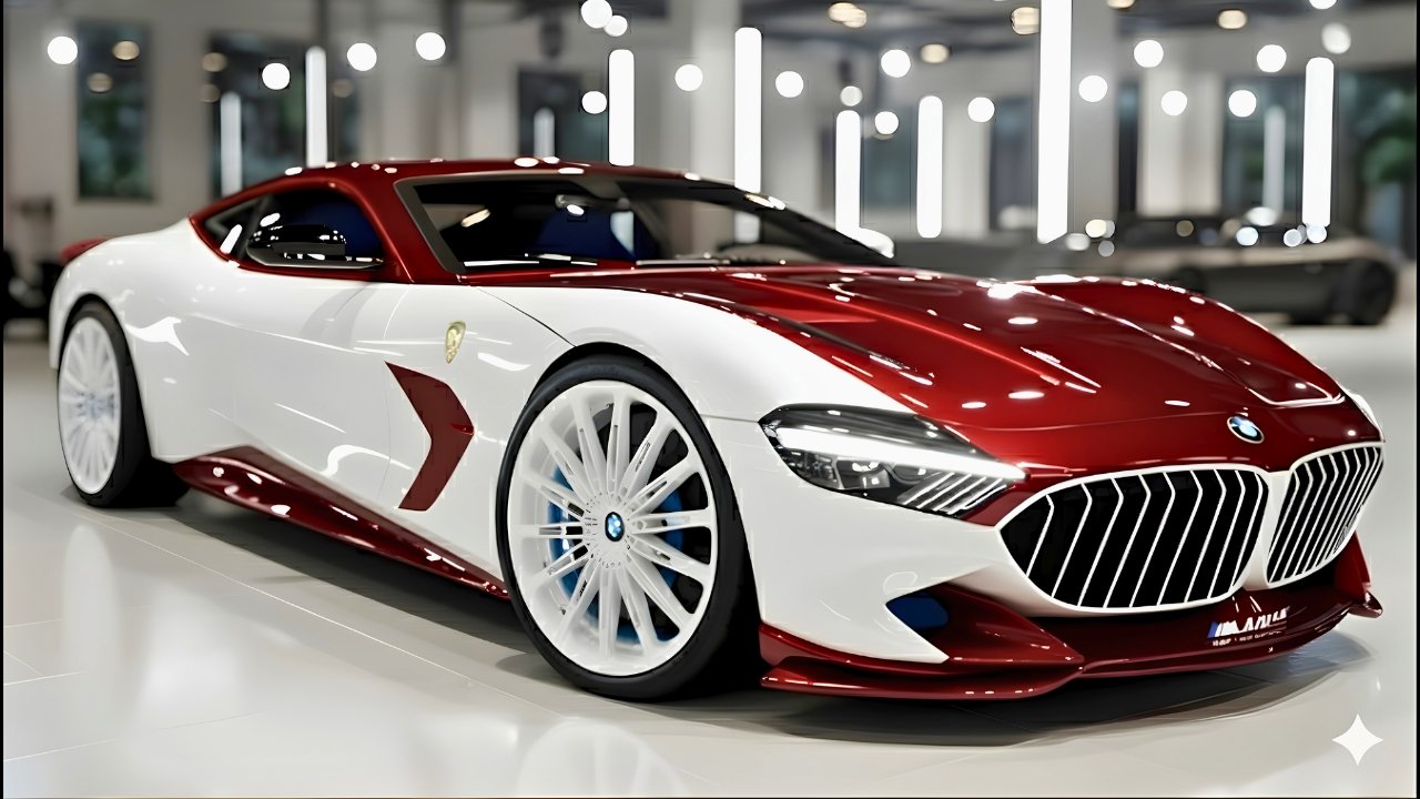 BMW M-Series Ferrari-Inspired Concept Coupe: A Stunning Luxury Sports Car with Aggressive Styling, Supercar Performance, and Futuristic Design